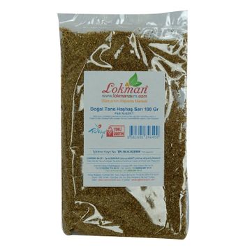 LokmanAvm 100 gr Tane Sarı Haşhaş Tohumu