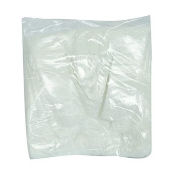 LokmanAvm Ekonomik Küçük Boy Atlet 38x22 cm İnce Beyaz 250 Adet 1 Paket Hışır Poşet