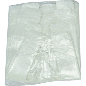 LokmanAvm Ekonomik Mini Boy 30X20 cm İnce Beyaz 250 Adet 1 Paket Atlet Hışır Poşet