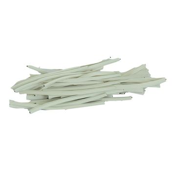 LokmanAvm Tel Klips Pvc Kaplamalı Beyaz 100 gr 100 Adetli Bağlama Teli