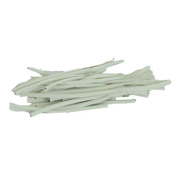 LokmanAvm Tel Klips Pvc Kaplamalı Beyaz 100 gr 100 Adetli Bağlama Teli