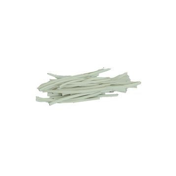 LokmanAvm Tel Klips Pvc Kaplamalı Beyaz 100 gr 100 Adetli Bağlama Teli