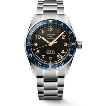 Longines L3.802.4.60.6 Spirit Zulu Time GMT Erkek Kol Saati