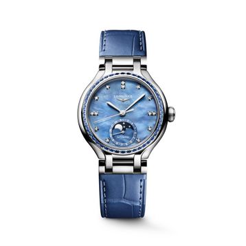 Longines L8.126.0.97.2 Primaluna Moonphase Kadın Kol Saati