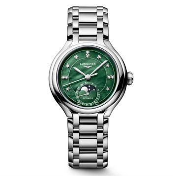 Longines L8.126.4.07.6 Primaluna Moonphase Kadın Kol Saati