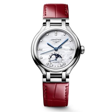 Longines L8.126.4.87.2 Primaluna Moonphase Kadın Kol Saati