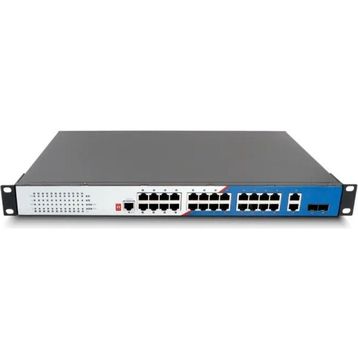 Longline LNGIGF26GT-24POE-M 28-Port 10/100/1000 Mbps Yönetilebilir Endüstriyel PoE Switch