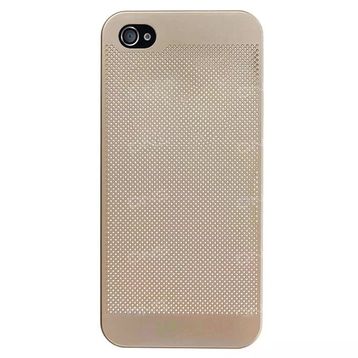 Loopee iPhone 4 / 4S Point Gold Sert Arka Kapak Kılıf