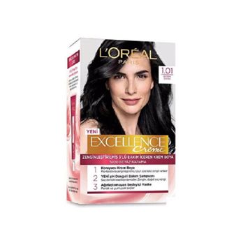 L'Oréal Paris Excellence 1.01 Derin Siyah Saç Boyası