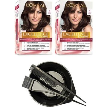 L'Oréal Paris Excellence 4 2 Adet Saç Boyası+Saç Boyama Seti