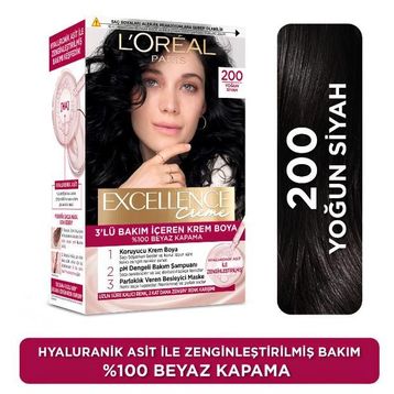 L'Oréal Paris Excellence Creme 200 Yoğun Siyah Saç Boyası