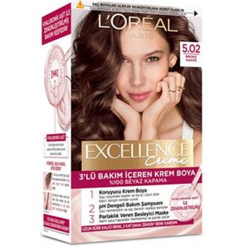 L'Oréal Paris Excellence Creme 5.02 Bronz Kahve 4x192 ml Saç Boyası