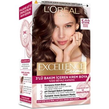 L'Oréal Paris Excellence Creme 5.02 Bronz Kahve 4x192 ml Saç Boyası