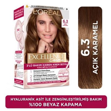L'Oréal Paris Excellence Creme 6.30 Açık Karamel Saç Boyası