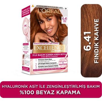 L'Oréal Paris Excellence Creme 6.41 Fındık Kahve 99 ml Saç Boyası