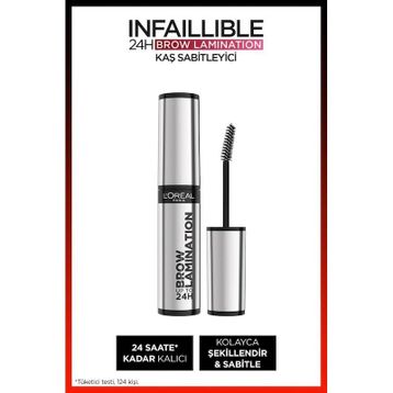 L'Oréal Paris Infaillible 24H Brow Lamination Şeffaf Kaş Sabitleyici