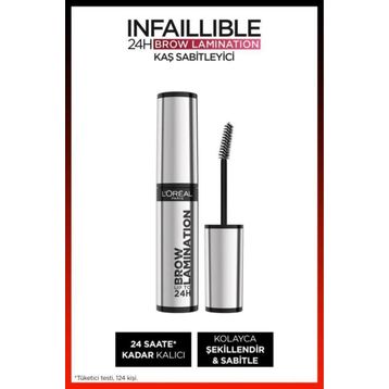 L'Oréal Paris Infaillible 24H Brow Lamination Şeffaf Kaş Sabitleyici