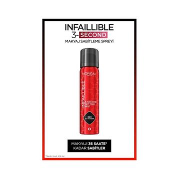 L'Oréal Paris Infaillible 3-Second Makyaj Sabitleme Spreyi