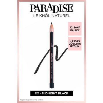 L'Oréal Paris Paradise Le Khol Siyah Göz Kalemi 101 Midnight Black