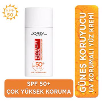 L'Oréal Paris Revitalift Clinical Yüz İçin SPF50+ 50 ml Güneş Kremi