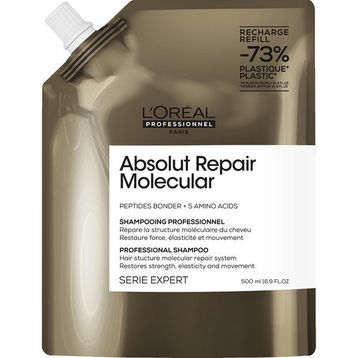 L'Oréal Professionnel Absolut Repair Molecular 500 ml Tüm Yıpranmış Saçlar İçin Arındırıcı Refill Şampuan