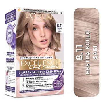 L'Oréal Professionnel Vegan 8.11 Açık Kumral Yoğun Küllü Saç Boyası