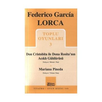 LORCA TOPLU OYUNLARI 3 - FEDERICO GARCIA LORCA