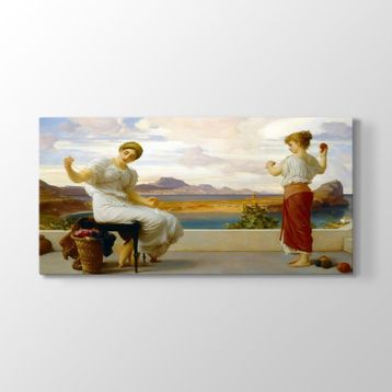 Lord Frederic Leighton - Winding The Skein Tablosu