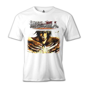 Lord T-Shirt Attack On Titan Beyaz Erkek T-shirt