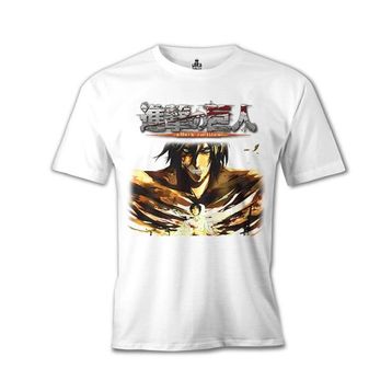 Lord T-Shirt Attack On Titan Beyaz Erkek T-shirt