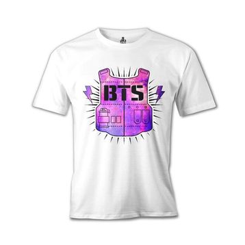Lord T-Shirt BTS - Logo 3 Beyaz Erkek T-shirt