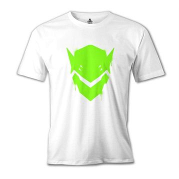 Lord T-Shirt ÇB-875 Beyaz Overwatch Genji Logo Erkek Çocuk T-shirt