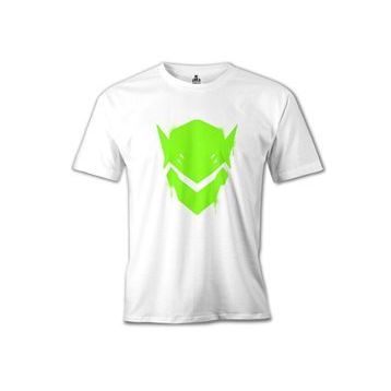 Lord T-Shirt ÇB-875 Beyaz Overwatch Genji Logo Erkek Çocuk T-shirt