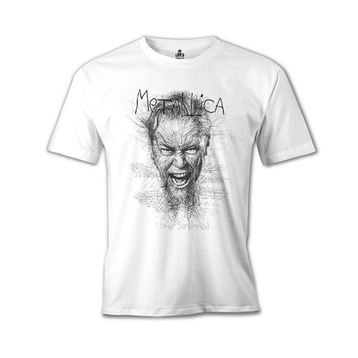 Lord T-Shirt ÇB-886 Beyaz Metallica Enter Sandman Erkek Çocuk T-shirt