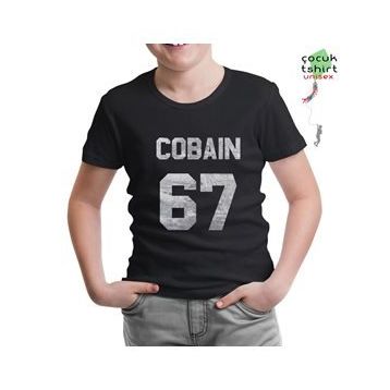 Lord T-Shirt CS-1091 Siyah Kurt Cobain 67 Erkek Çocuk T-shirt