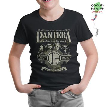 Lord T-Shirt CS-1181 Siyah Pantera High Noon Erkek Çocuk T-shirt