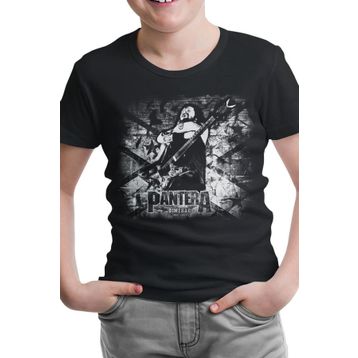 Lord T-Shirt CS-1185 Siyah Pantera Dimebag Rocks Erkek Çocuk T-shirt