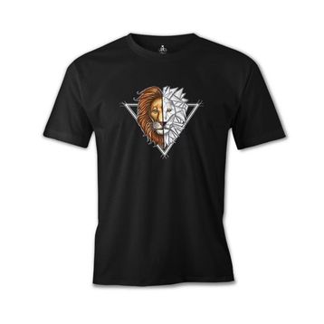 Lord T-Shirt ÇS-1553 Siyah Aslan Triangle Erkek Çocuk T-shirt