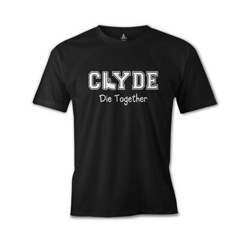 Lord T-Shirt ES-1536 Bonnie And Clyde Clyde Siyah Erkek T-Shirt