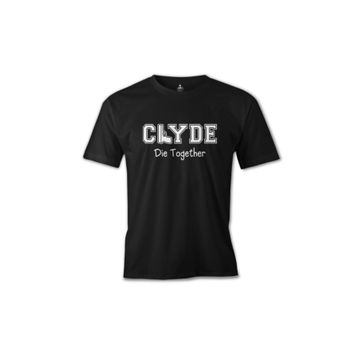 Lord T-Shirt ES-1536 Bonnie And Clyde Clyde Siyah Erkek T-Shirt