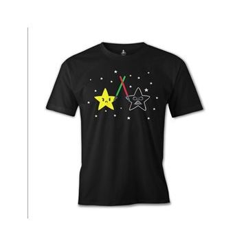 Lord T-Shirt ES-763 Siyah Real Star Wars Erkek T-shirt