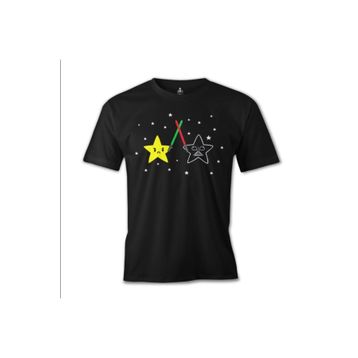 Lord T-Shirt ES-763 Siyah Real Star Wars Erkek T-shirt