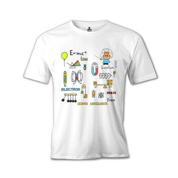 Lord T-Shirt Fizik - Enerji Beyaz Erkek T-shirt