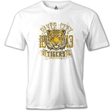 Lord T-Shirt Kaplan On Sekiz Beyaz Erkek T-Shirt