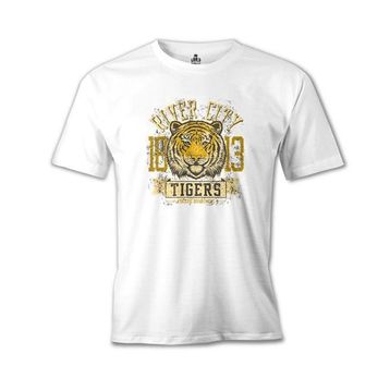 Lord T-Shirt Kaplan On Sekiz Beyaz Erkek T-Shirt