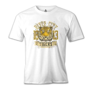 Lord T-Shirt Kaplan On Sekiz Beyaz Erkek T-Shirt