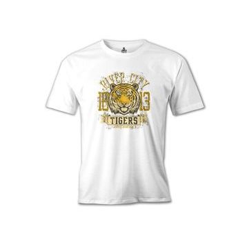 Lord T-Shirt Kaplan On Sekiz Beyaz Erkek T-Shirt