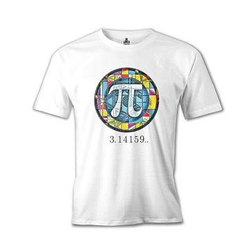 Lord T-Shirt Matematik - Pi 15 Beyaz Erkek T-shirt