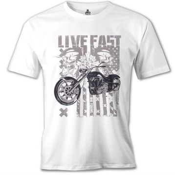 Lord T-Shirt MB-959 Hızlı Yaşa X Beyaz Erkek T-Shirt