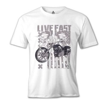 Lord T-Shirt MB-959 Hızlı Yaşa X Beyaz Erkek T-Shirt